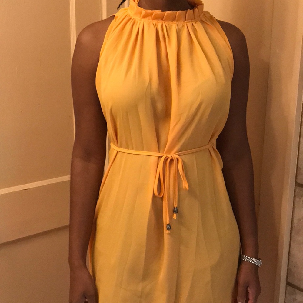 Yellow Chaffron dress